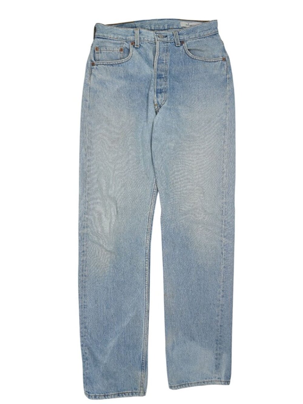 Aligrace Brigitte Re-worked Levi's Jeans in Light Wash Blue Denim